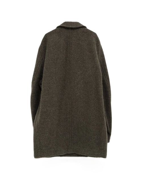 LEMAIRE GIACCA IN FELTRO DI LANA dark khaki Lemaire | CO1148 LF504GR678 DARK KHAKI